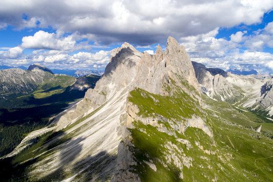 Dolomiti landscape in alpe di Seceda