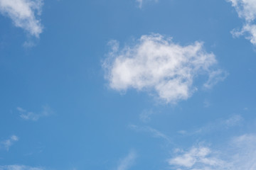 blue sky and cloud