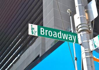 View of broadway Street in Manhattan