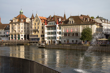 Fototapeta na wymiar Old town of Lucerne, Switzerland