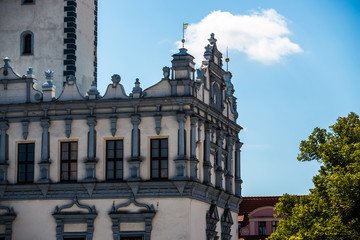 Details of Town Hall in Chelmno (Poland)