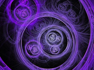 Fototapeta premium Violet decorative fractal 