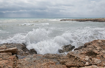 Cala en la Sierra de Irta. Peñíscola (Castellón). España.