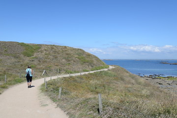 Wandern an der Cote Sauvage, Quiberon, Bretagne