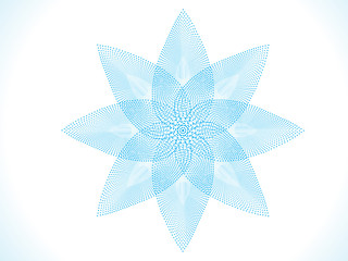 abstract  artistic dotted flower