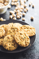 Sweet pistachio cookies.