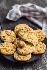 Sweet pistachio cookies.