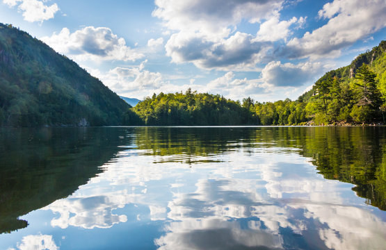 Reflection on Chapel Pond  
