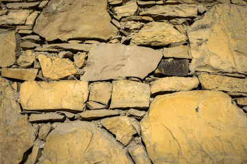 Background of stone and bricks