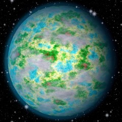 Trustful texture of earth like planet