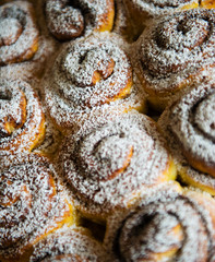 Sweet buns background