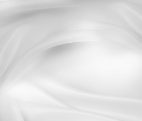 Fototapeta premium White silk fabric