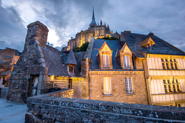 Chemin de ronde des remparts, Mont Saint Michel