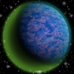 Trustful texture of earth like planet