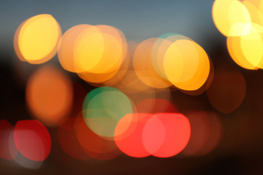 Night soft bokeh balls taken with wide aputure lens