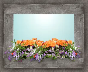 Rolgordijnen Colorful Floral Composition © vali_111