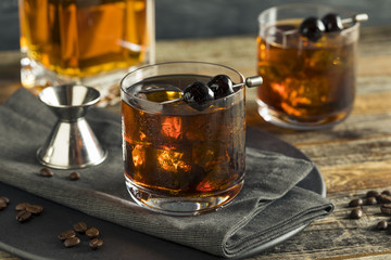 Homemade Boozy Coffee Old Fashioned