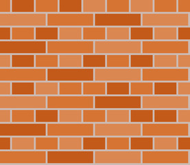 Brick wall seamless pattern