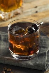 Homemade Boozy Coffee Old Fashioned