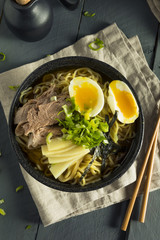 Homemade Japanese Pork Ramen Noodles