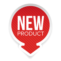 New Product round label