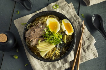 Homemade Japanese Pork Ramen Noodles