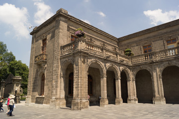 Fototapeta na wymiar Mexico City Chapultepec castle castillo 