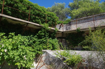 Zugewachsenes Fort Forno