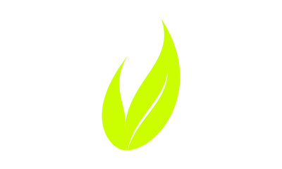 V symbol and leaf