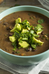 Fresh Homemade Black Bean Soup