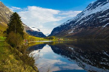 Obraz premium The beauty of Norway 
