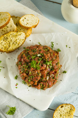 Raw Organic French Beef Tartare