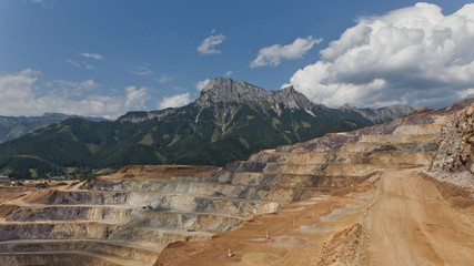 Eisenerz - Erzgewinnung und Abbau am Erzberg