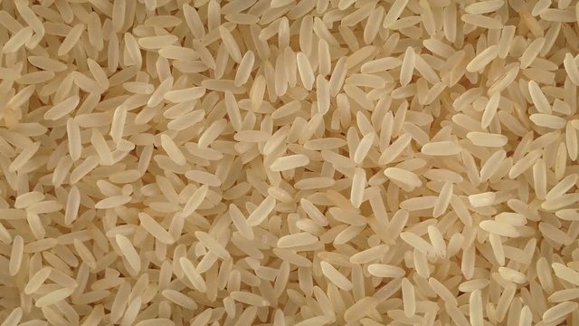 Pile Of Rice Turning Slowly