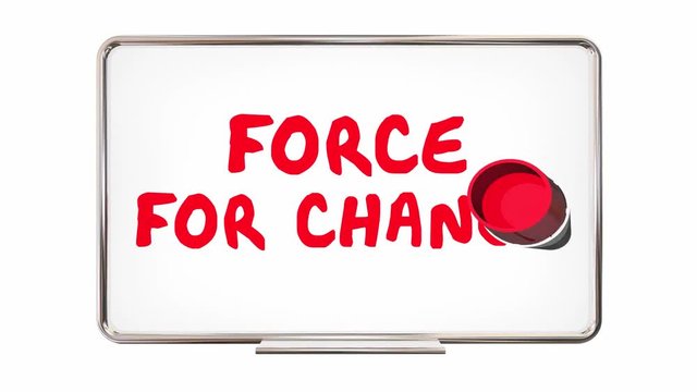 Force for Change Adapt Improve Innovate 3d Animation