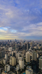 Fototapeta na wymiar An aerial view of city
