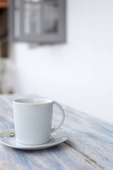 cup of tea with cookes