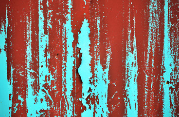 Rusty slough metal sheet wall background