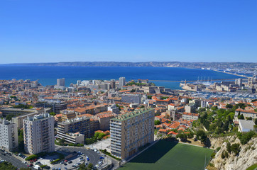 Obraz premium View on Marseille, France