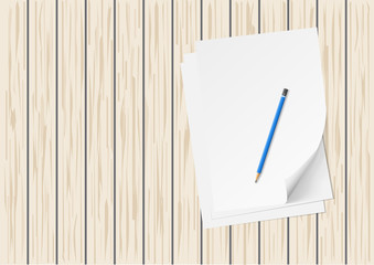 Office equipment on a table vector