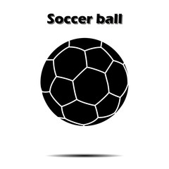 Fototapeta premium Ikona piłki nożnej