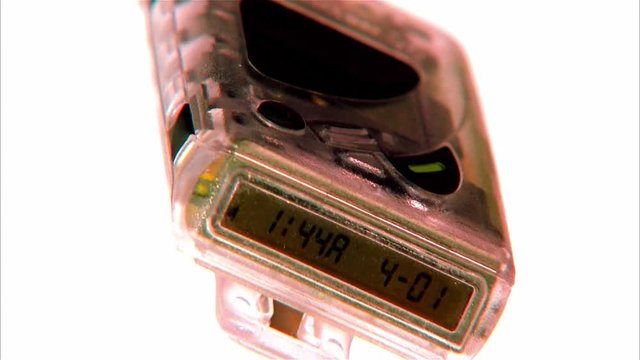 Rotating closeup of a pager.
