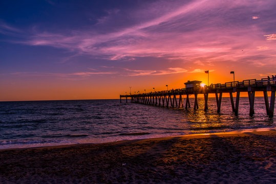 sunset pier
