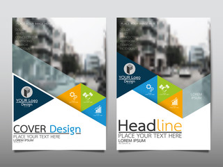 Blue flyer cover business brochure vector design, Leaflet advertising abstract background, Modern poster magazine layout template, Annual report for presentation.