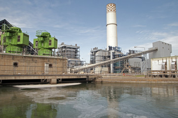 Fototapeta na wymiar Wastewater Treatment Plant
