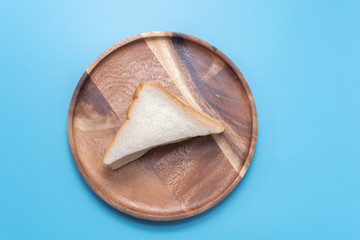 a piece of ham sandwich