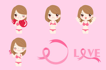 woman with breast cancer