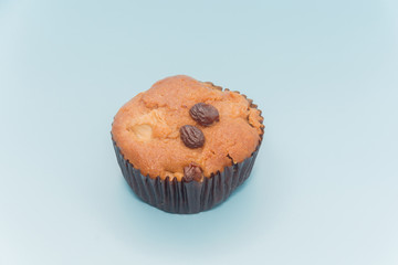 Banana Cup Cakes with raisin topping