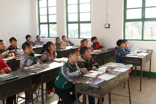 Primary school students in rural primary school