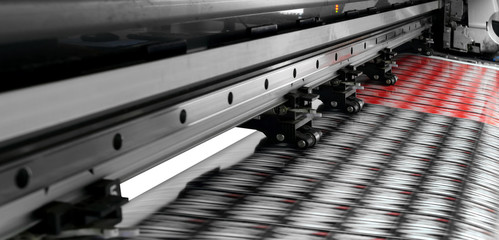 Large printer format inkjet working